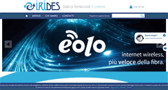 Desktop Screenshot of eolo.irides.it