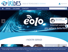 Tablet Screenshot of eolo.irides.it